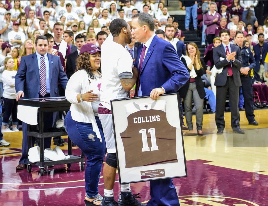 Anthony Collins trophy moment